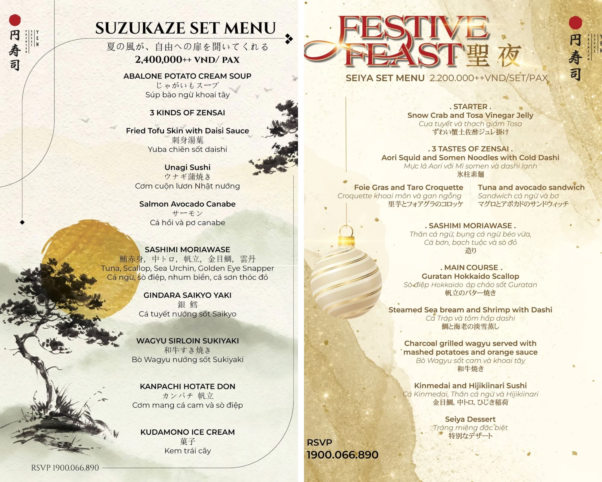 Yen Sushi Premium - Nơi các set menu tinh tế mang đến trải nghiệm ẩm thực khó quên