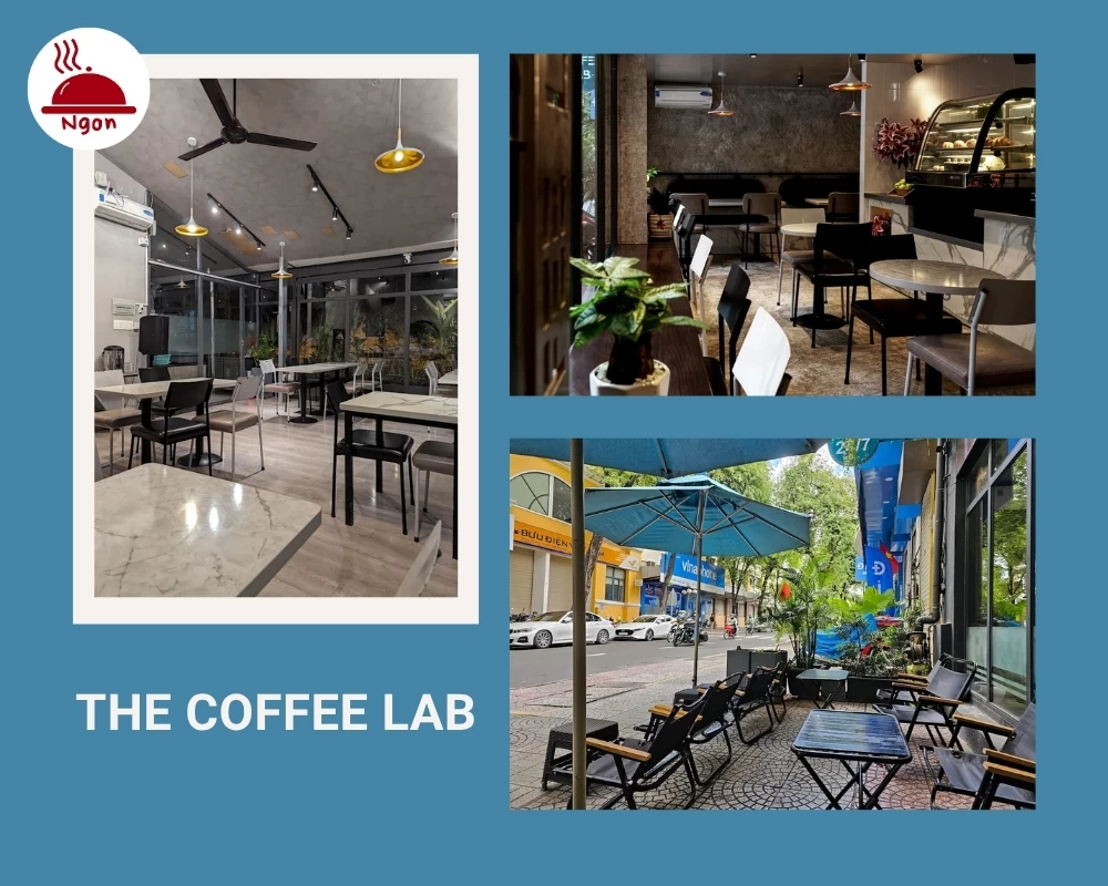 The Coffee Lab có không gian đẹp, rộng rãi, thoáng mát