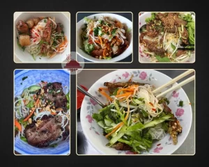 Món bún thịt nướng của quán bún thịt nướng Sài Gòn