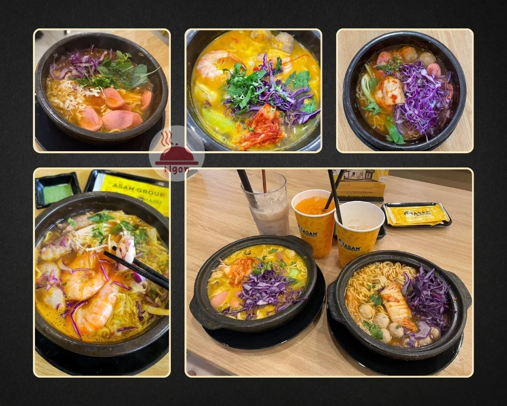 Món mì cay của quán mì cay Gò Vấp - Asan