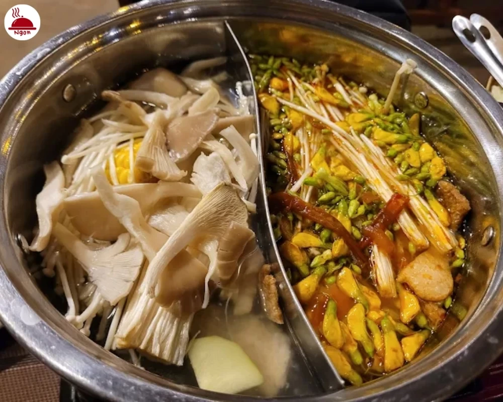 Món lẩu chay của quán lẩu chay Bình Thạnh - Ngõ Chay Quán