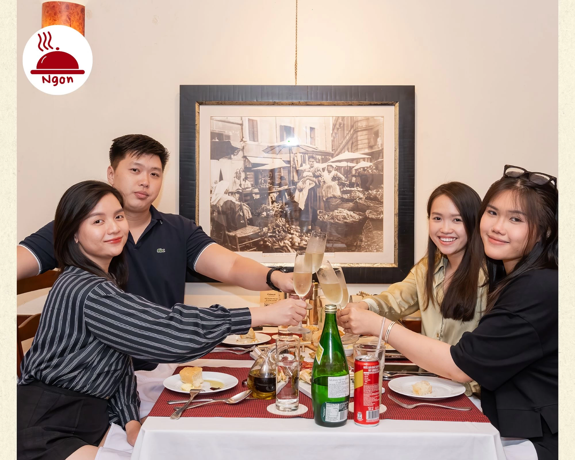Không gian ấm cúng, gần gũi tại Carpaccio