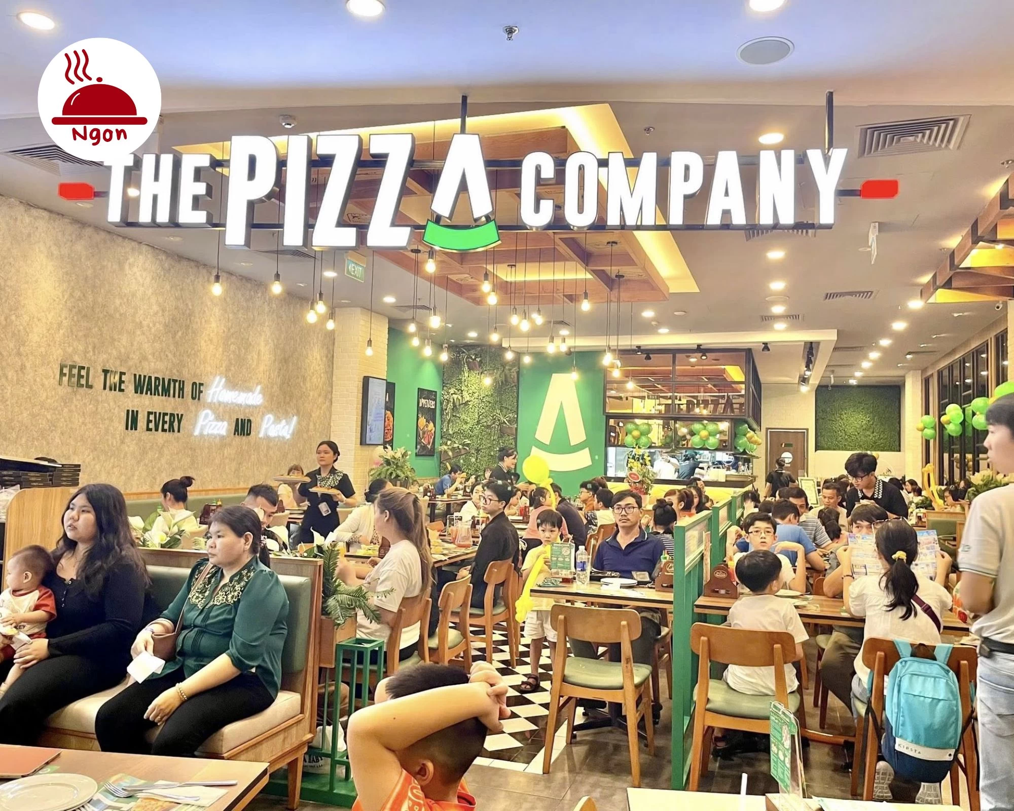 Thực khách có tình yêu lớn lao về những chiếc bánh Pizza của nhà hàng The Pizza Company