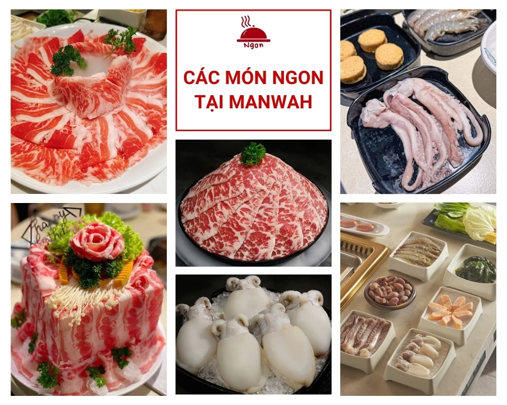 Các món ngon tại nhà hàng Manwah Hồ Chí Minh