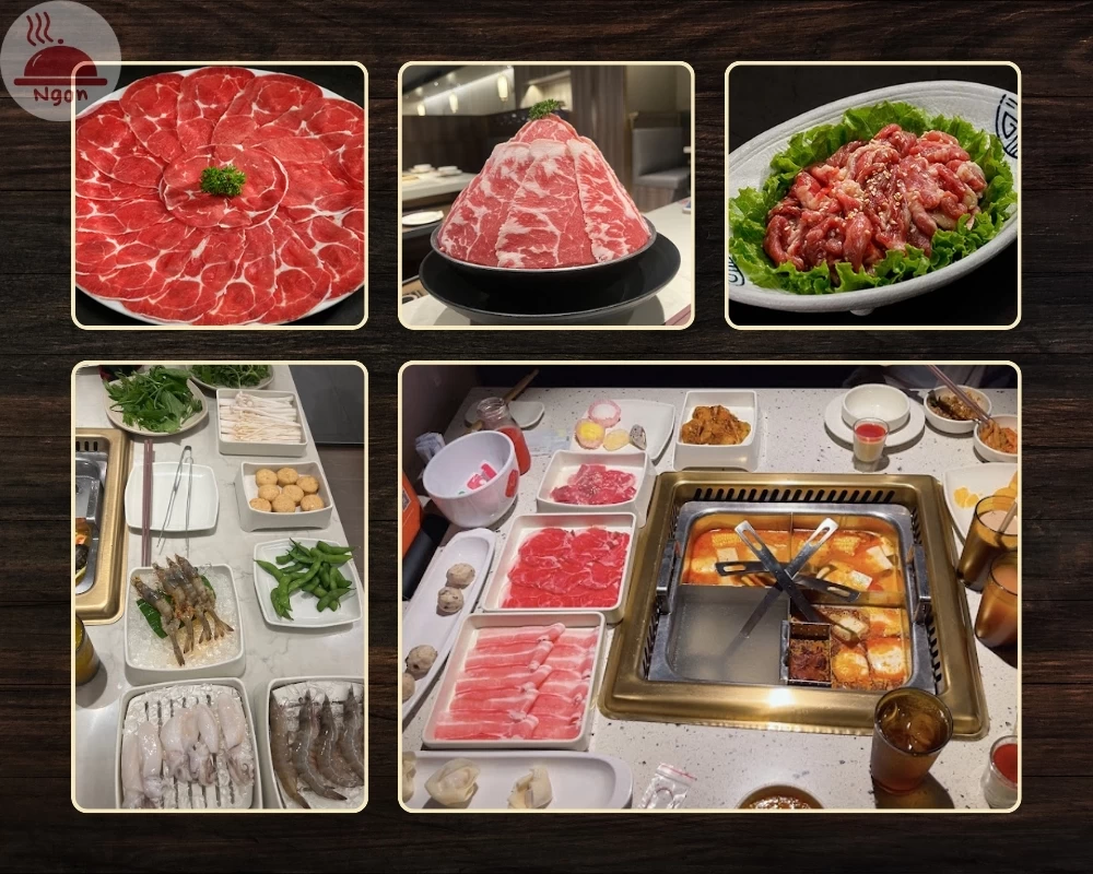 Một số món ăn tại nhà hàng Manwah