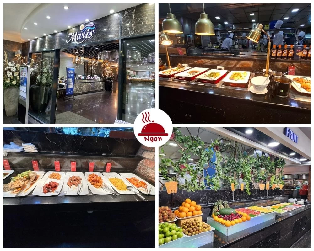 Bữa tiệc buffet sang trọng, thơm ngon tại nhà hàng Buffet D’Maris Sài Gòn