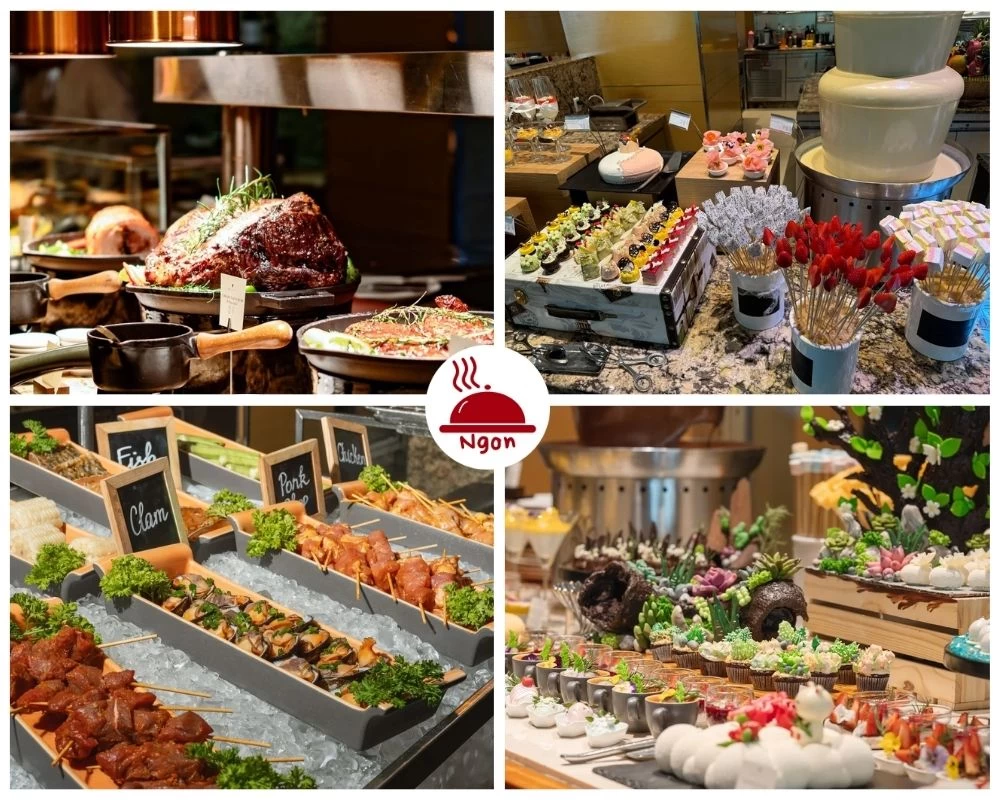 Thưởng thức món buffet tại nhà hàng Buffet Market 39