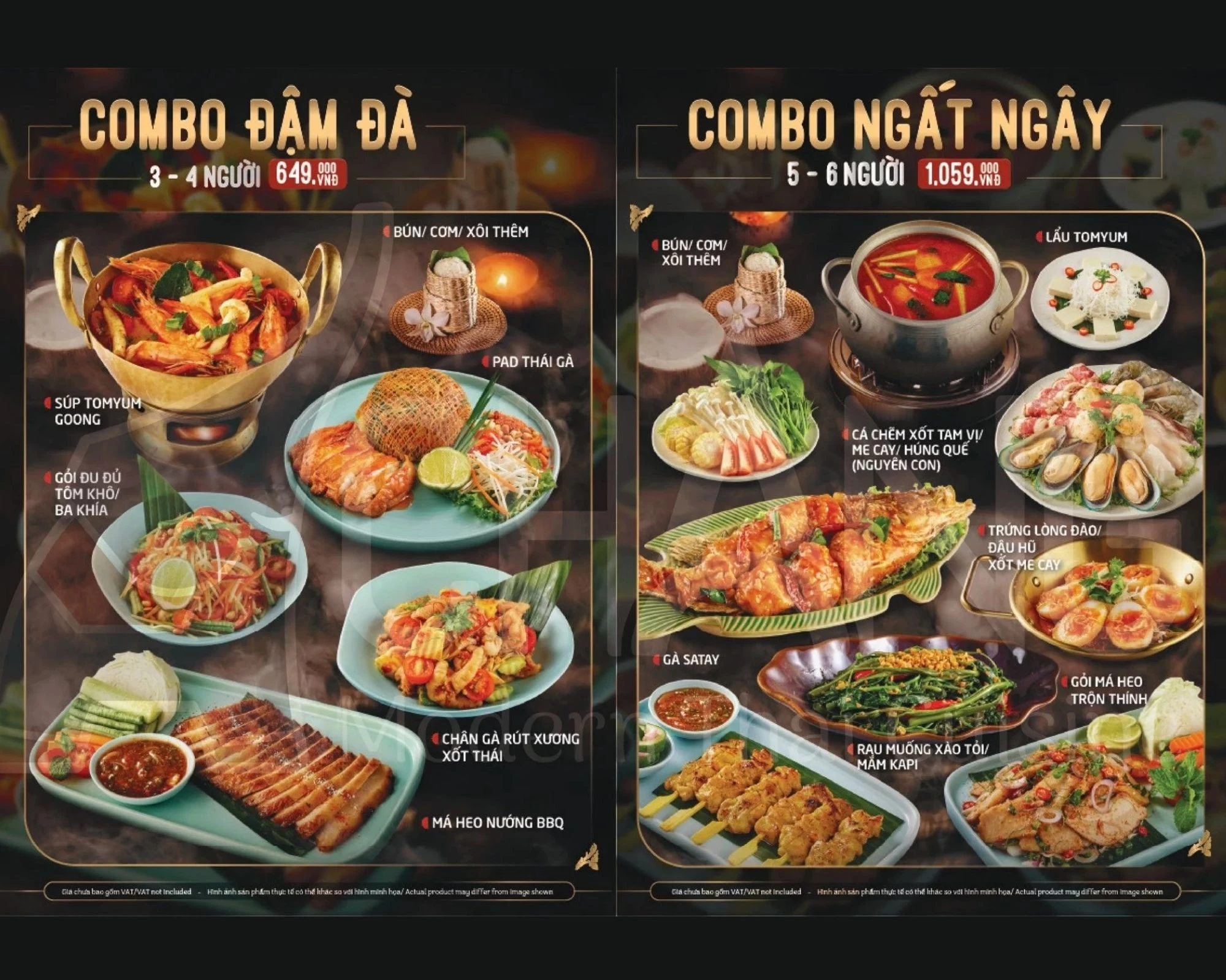 Chang – Modern Thai Cuisine có đủ combo cho mọi nhóm!