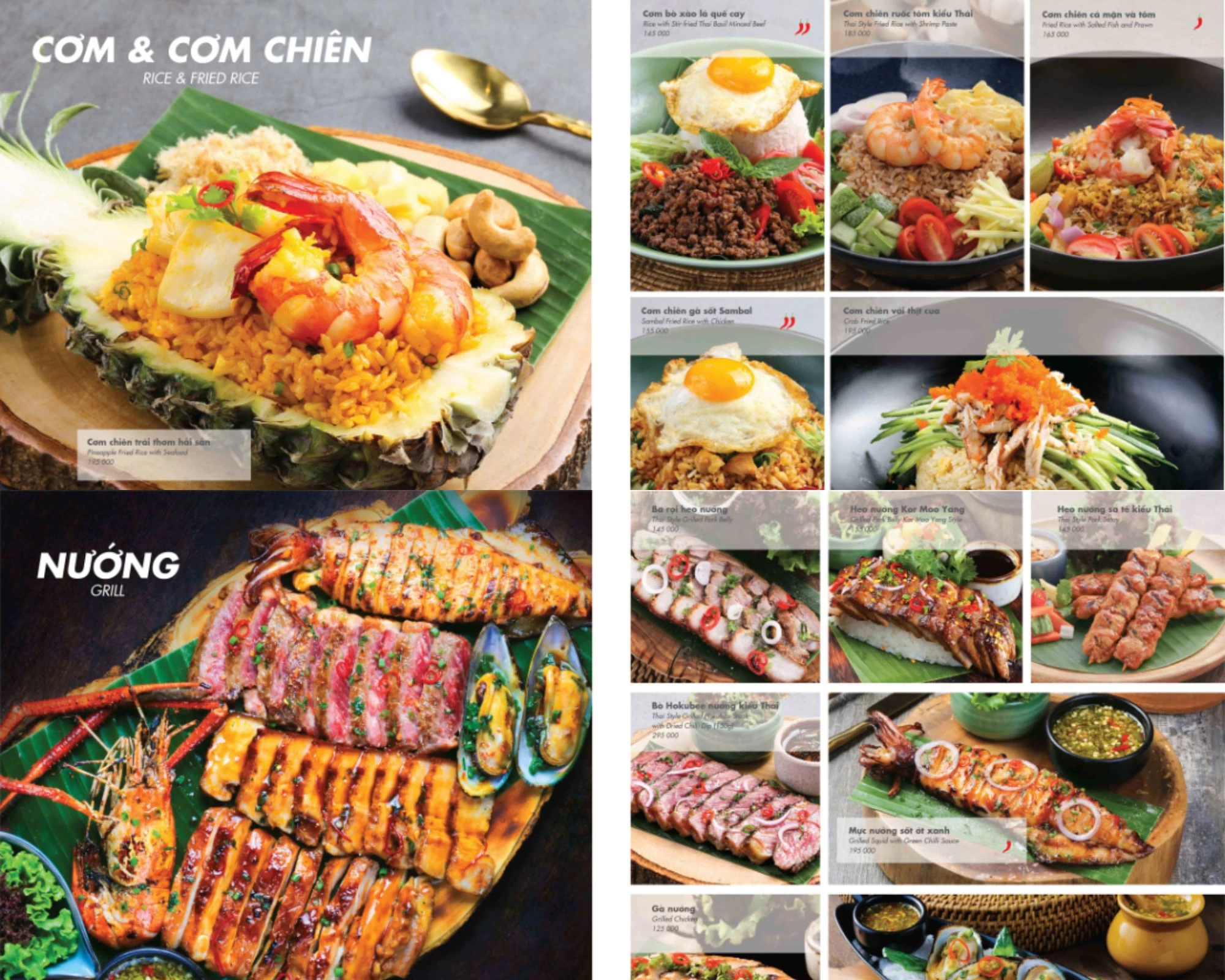 Đã mắt với menu combo đa dạng tại Spice Temple