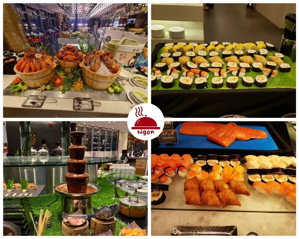 Bữa tiệc buffet thơm ngon tại Food ConneXion
