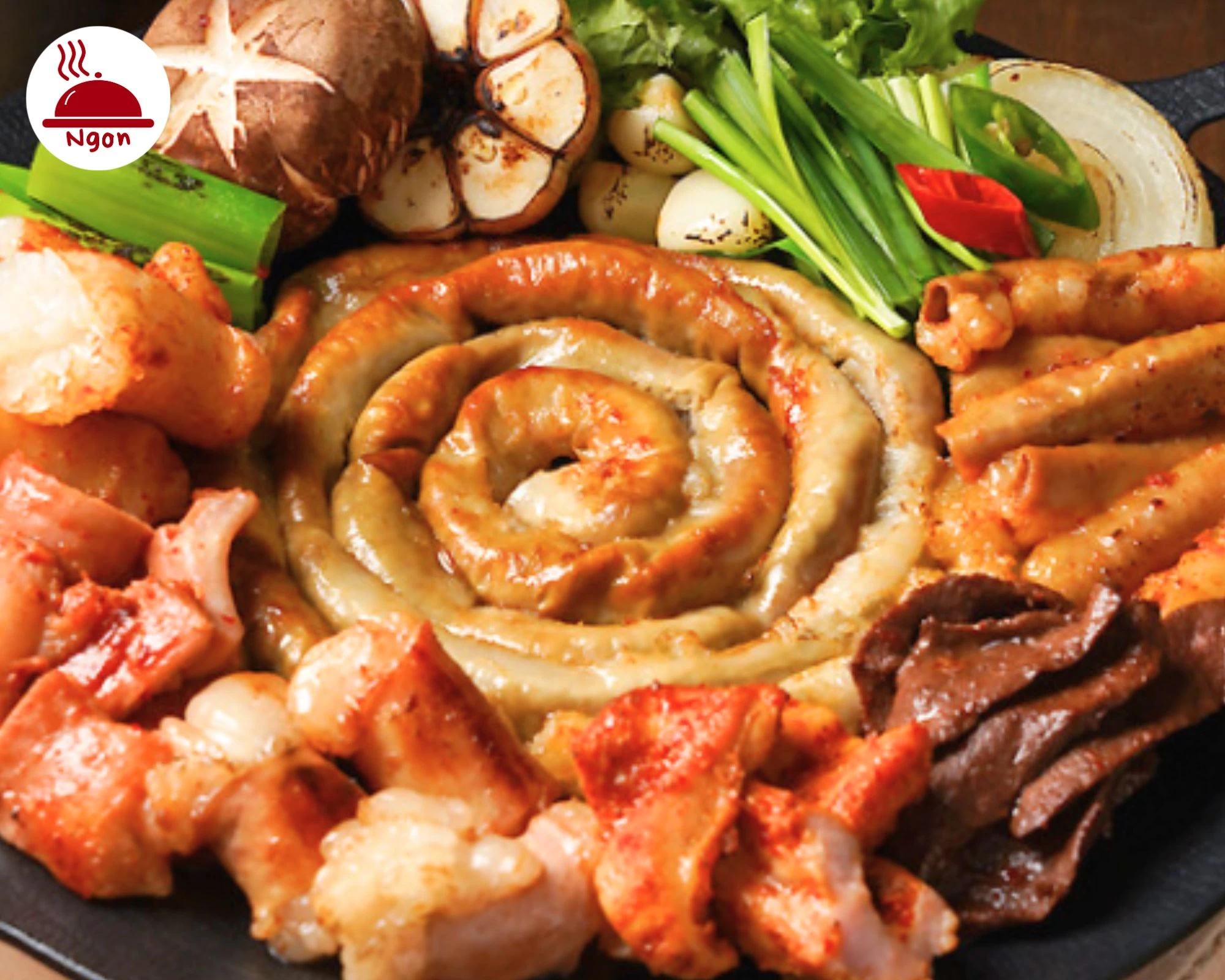 Hương vị đậm đà, béo ngậy tan chảy trong miệng. Lòng bò nướng tại Gobchang Dodoog BBQ chinh phục mọi giác quan