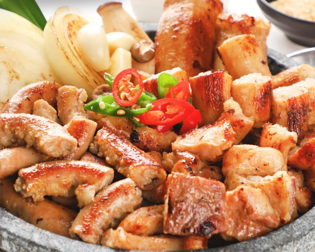 Lòng bò nướng Hàn Quốc Sài Gòn