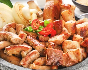 Lòng bò nướng Hàn Quốc Sài Gòn