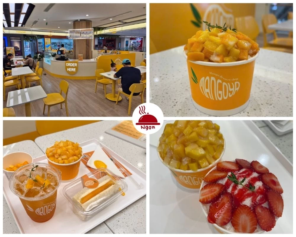 Quán bingsu Mangoya tại Vicom Mega Mall Grand Park
