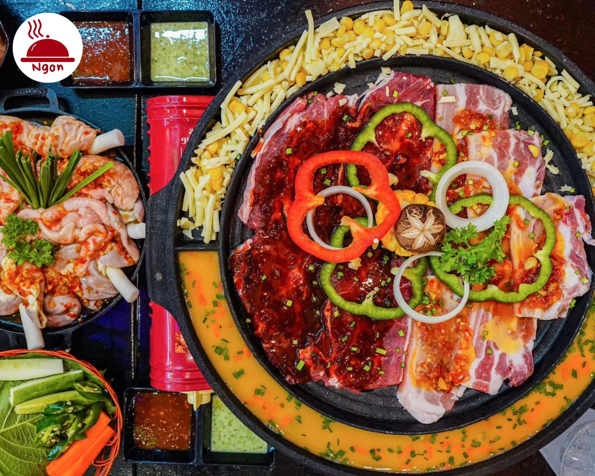 Màu sắc 'bắt mắt', hương thơm 'quyến rũ'. Tiệc nướng tại Bò Nướng Catty đánh thức mọi giác quan