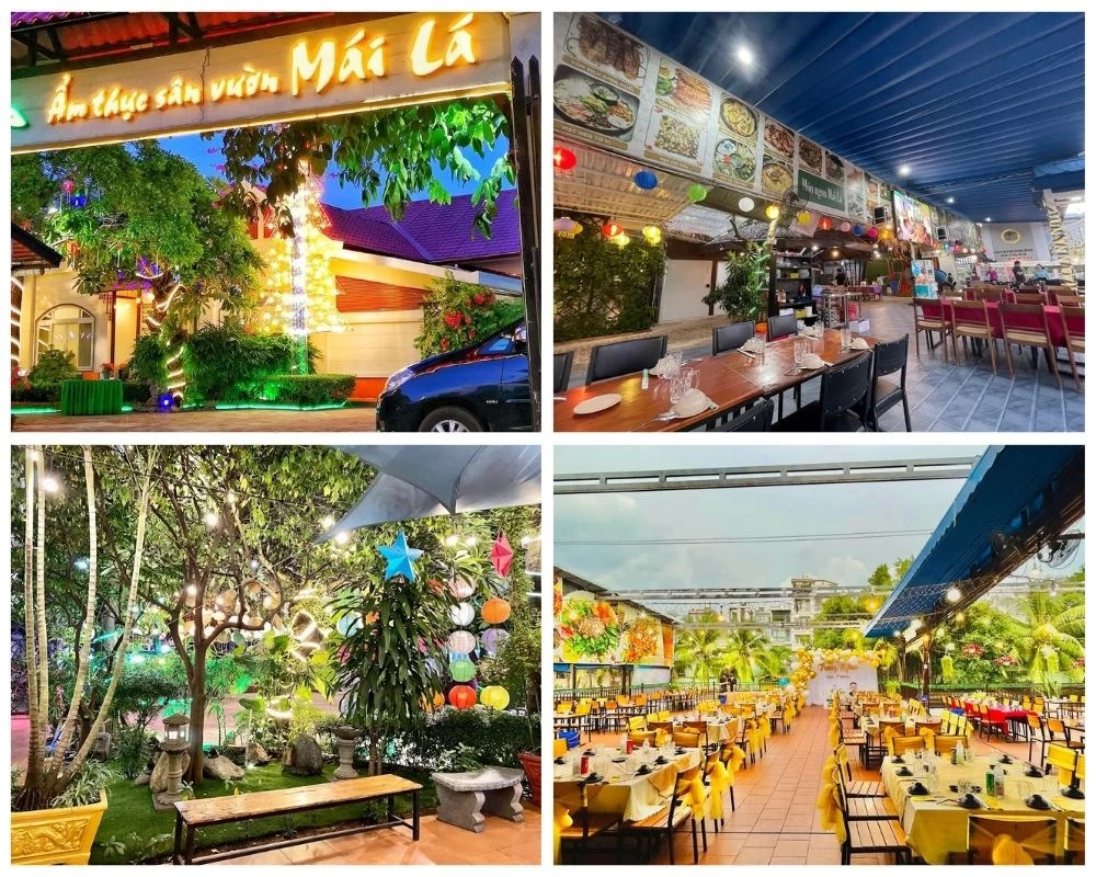 Nhà hàng sân vườn Mái Lá