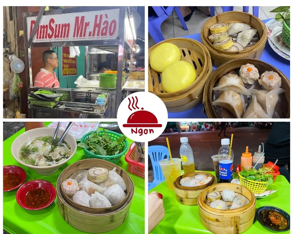 Món dimsum giá rẻ, chất lượng tại quán dimsum Mr Hào