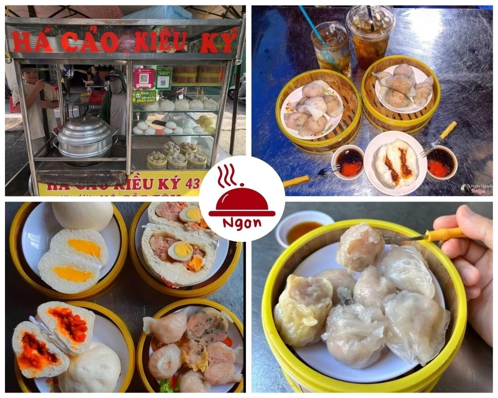 Thưởng thức món dimsum thơm ngon tại quán dimsum Kiều Ký