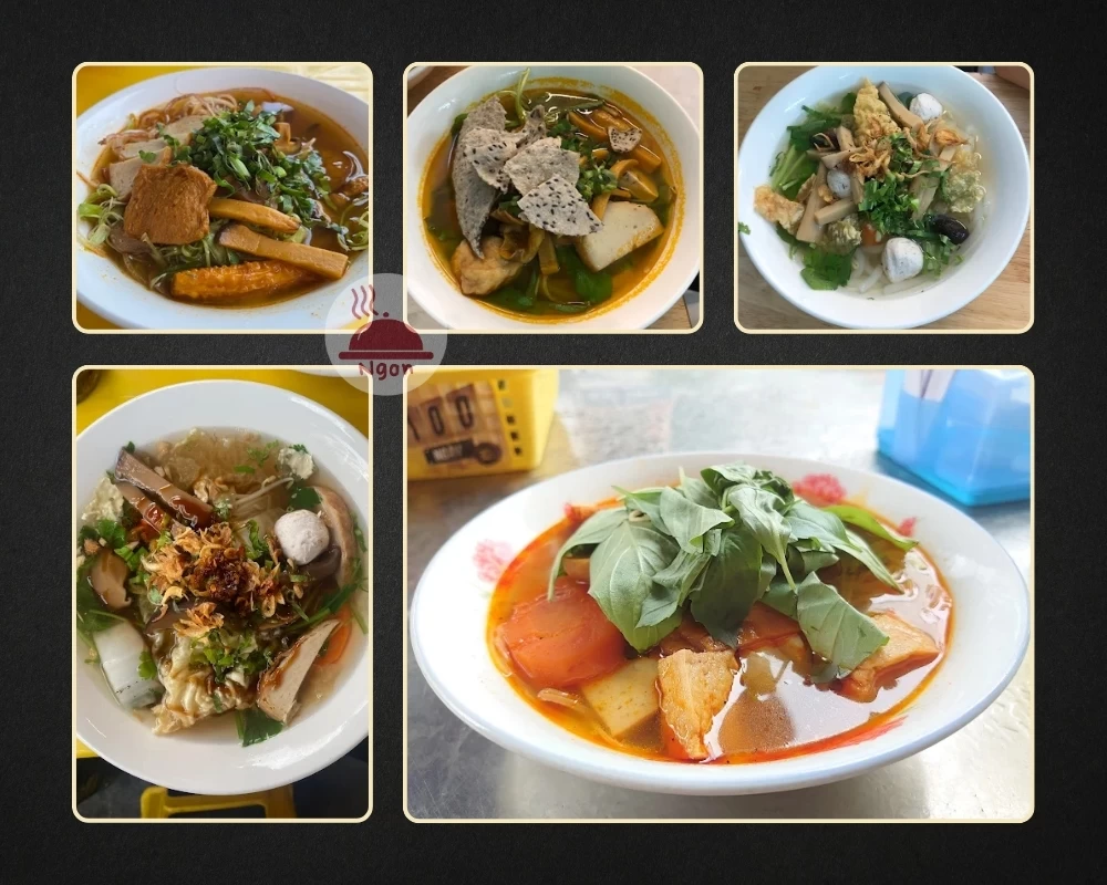 Các món ăn của quán chay bình dân quận 1 Phương Thanh