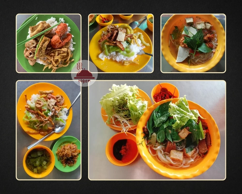 Một số món ăn của quán chay quận 12 Thiện Phước