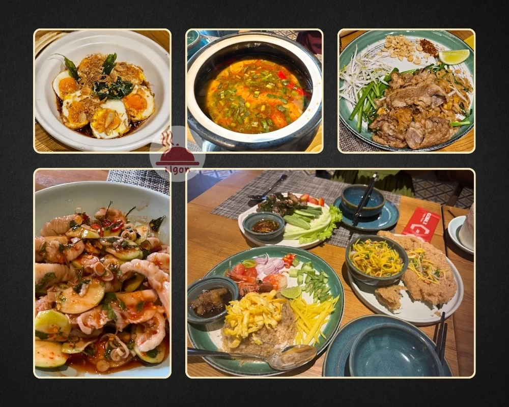 Một số món ăn của quán Coco Thái