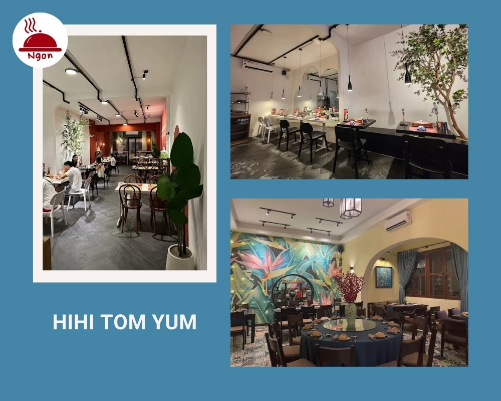 Không gian nhỏ xinh, ấm cúng của quán Thái quận 1 HiHi Tom Yum