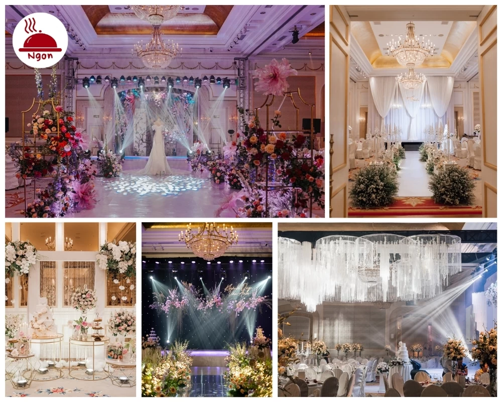 Không gian sảnh Ballroom của khách sạn Park Hyatt Saigon