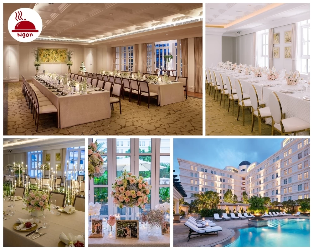 Không gian sảnh Pool House của khách sạn Park Hyatt Saigon