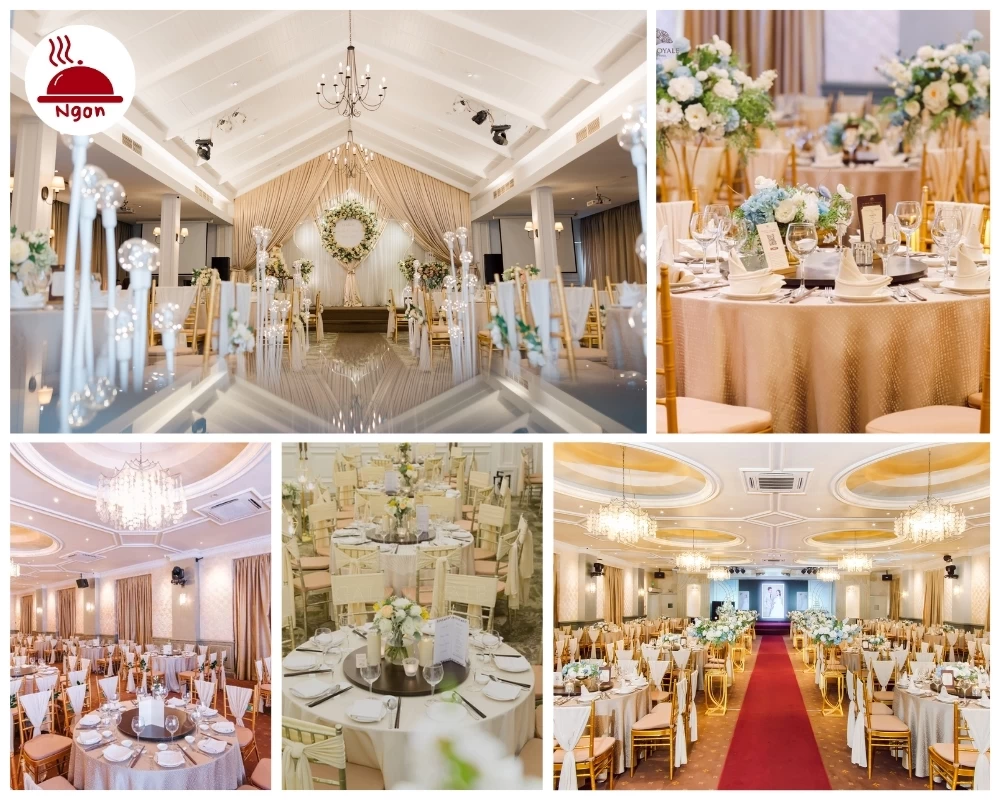 Không gian sảnh tiệc của Gala Royale