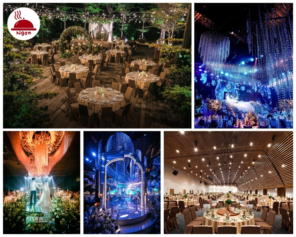Không gian sảnh tiệc cưới của GEM Center