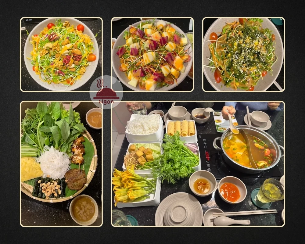 Một số món ăn của quán chay quận 3 Lẩu Chay Naro