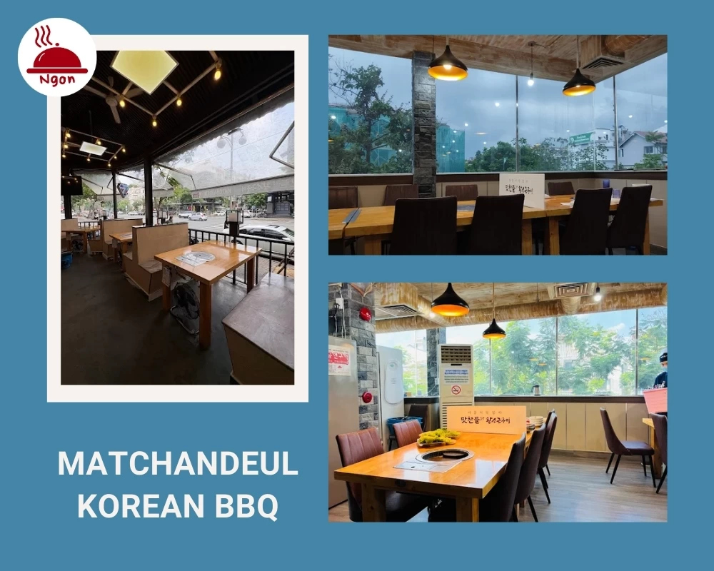Quán nướng Hàn Quốc quận 7 Matchandeul Korean BBQ có không gian rộng rãi