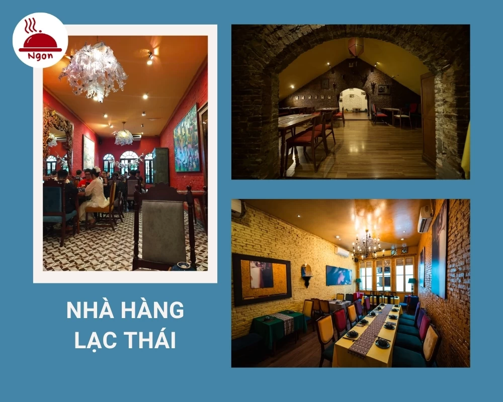 Không gian kiến trúc độc đáo của nhà hàng Lạc Thái