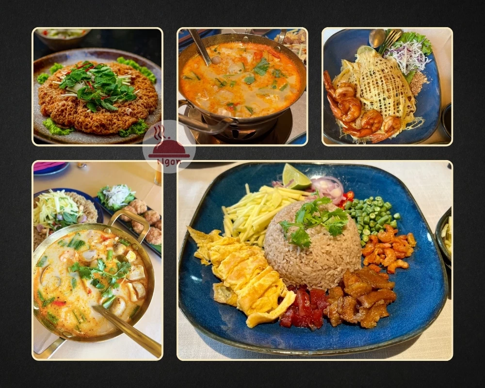 Một số món ăn của nhà hàng Lạc Thái