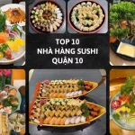 Các món ăn của những nhà hàng sushi quận 10