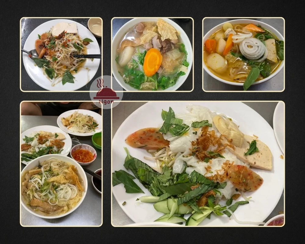 Một số món ăn của quán chay quận 8 Chay Như Ý