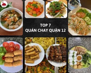 Các món ăn của những quán chay quận 12