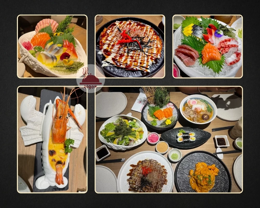 Một số món ăn của nhà hàng SushiWay
