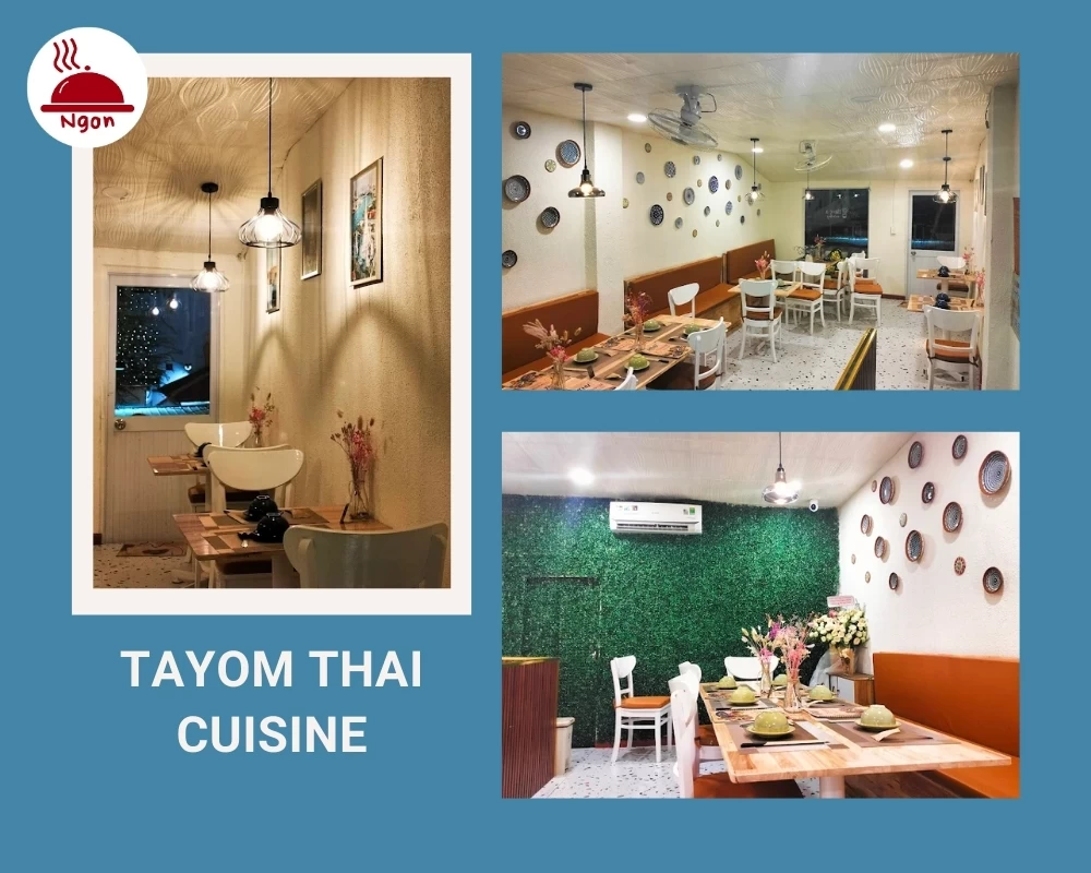 TaYom Thai Cuisine có không gian nhỏ xinh