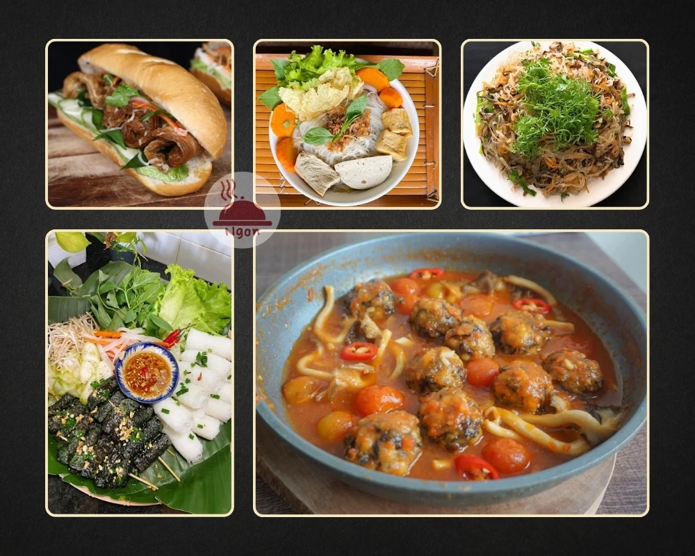 Một số món ăn của Quán Chay Quận 8