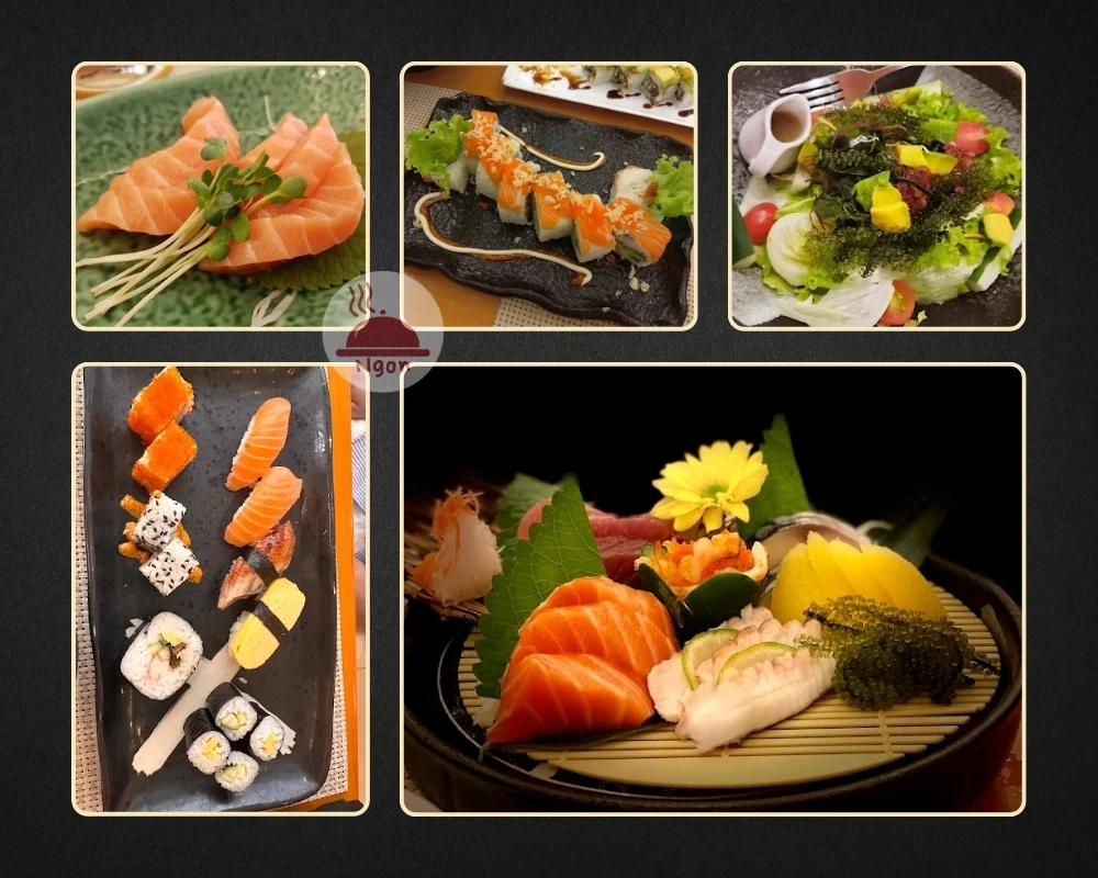 Một số món ăn của nhà hàng Tokyo Deli Sushi