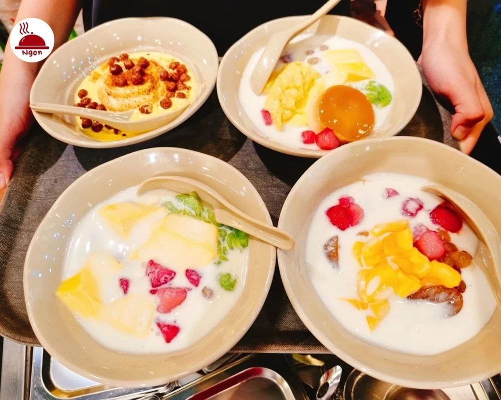 4 ly chè thơm ngon tại quán Thích Chè