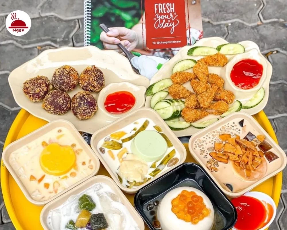 Các món chè nổi tiếng tại quán Chang Hi