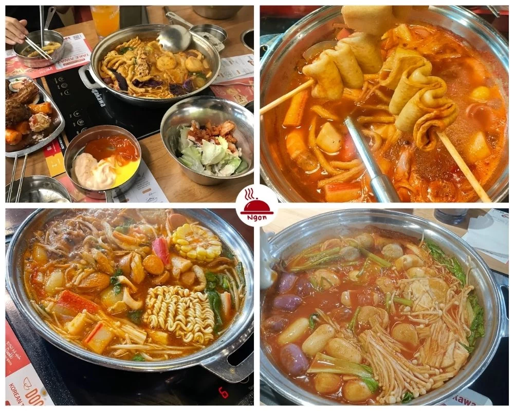 Món lẩu tokbokki Dookki Việt Nam