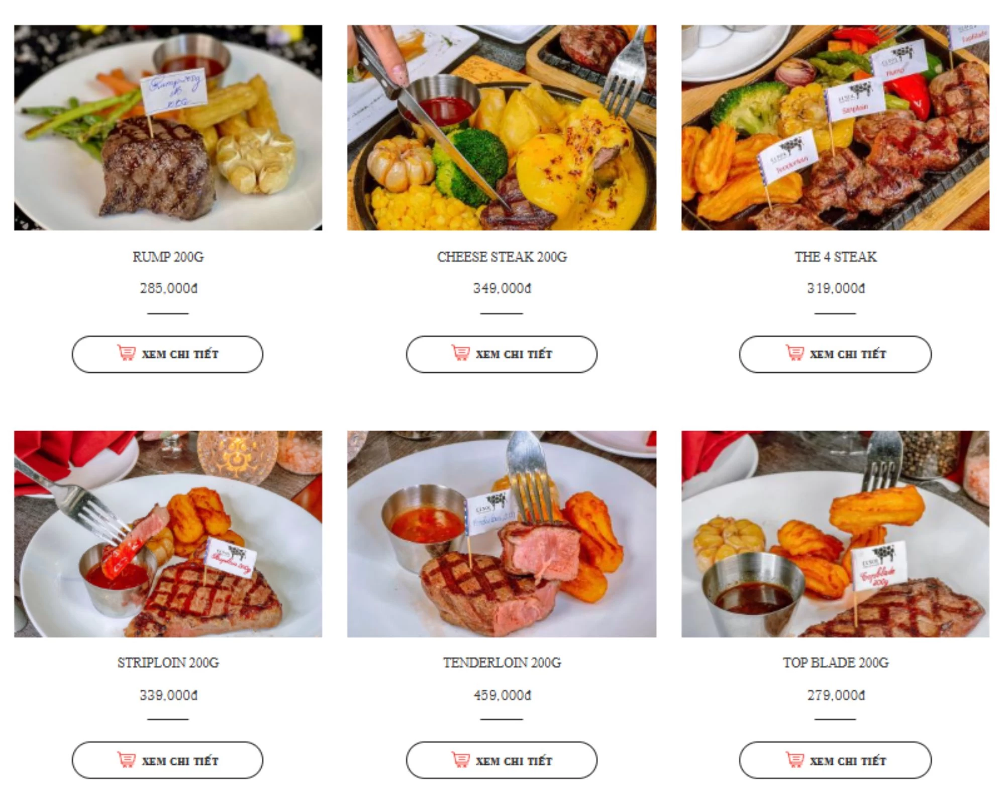 Khám phá menu beefsteak đa dạng tại Elsol Meat&Wine!