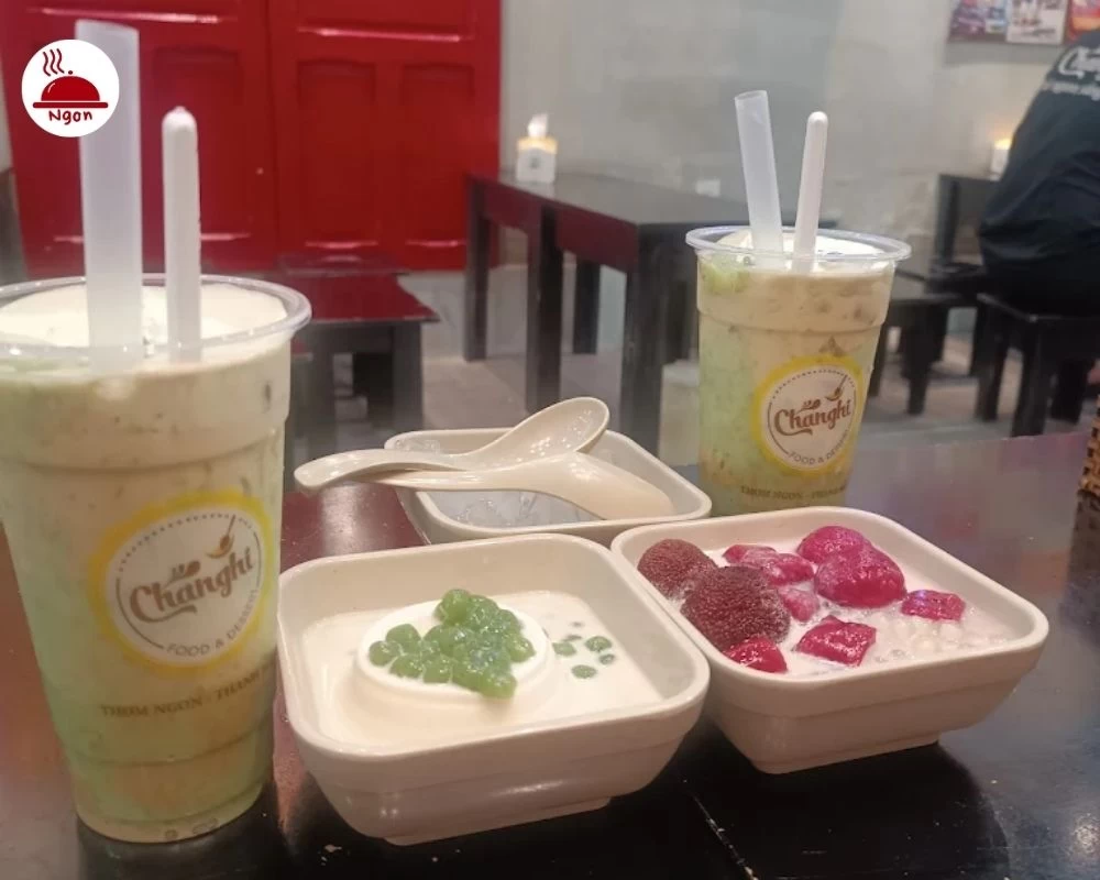 Ly chè thơm ngon tại quán Chang Hi