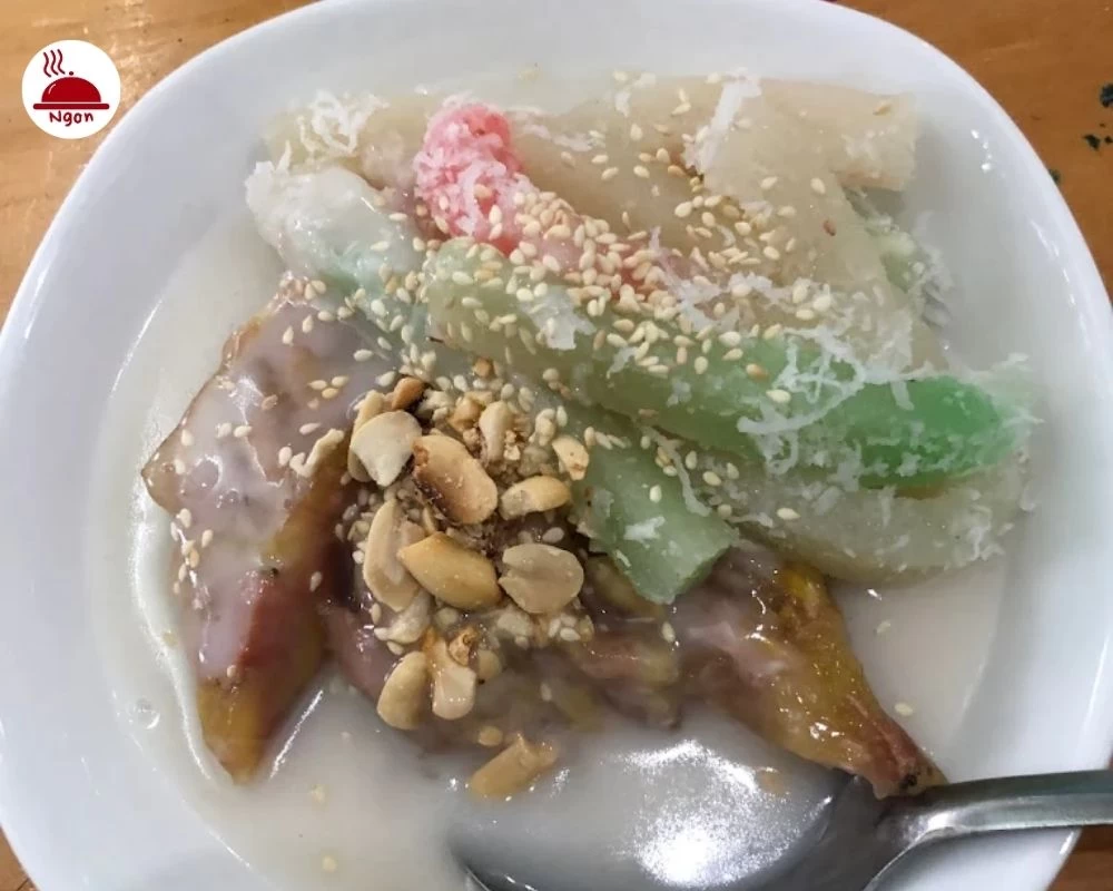 Món chè chuối Mỹ Tho