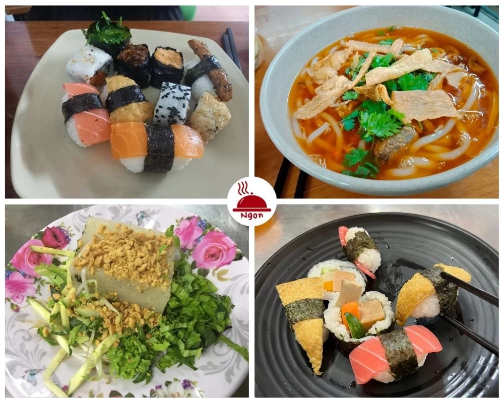 Buffet sushi tại Nhà hàng Sushi Chay XC