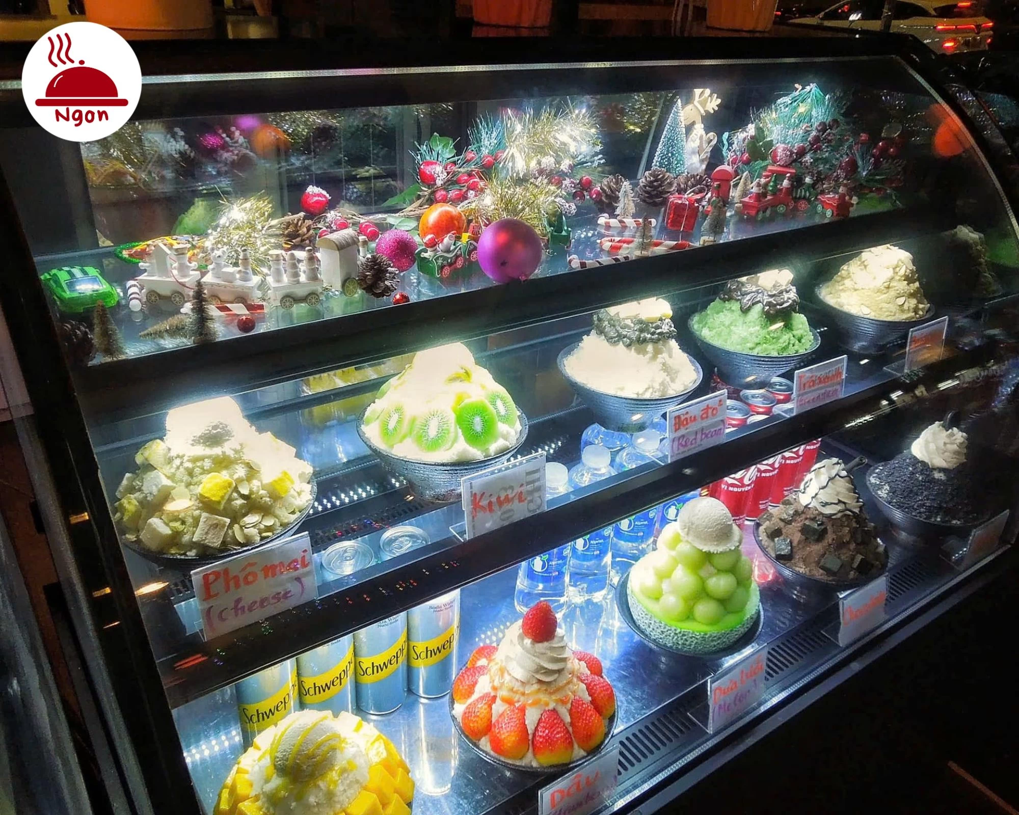 Nhìn thôi đã thấy 'ứa nước miếng' rồi! Tủ Bingsu 'cực phẩm' của Bingsuya Coffee đang chờ bạn khám phá