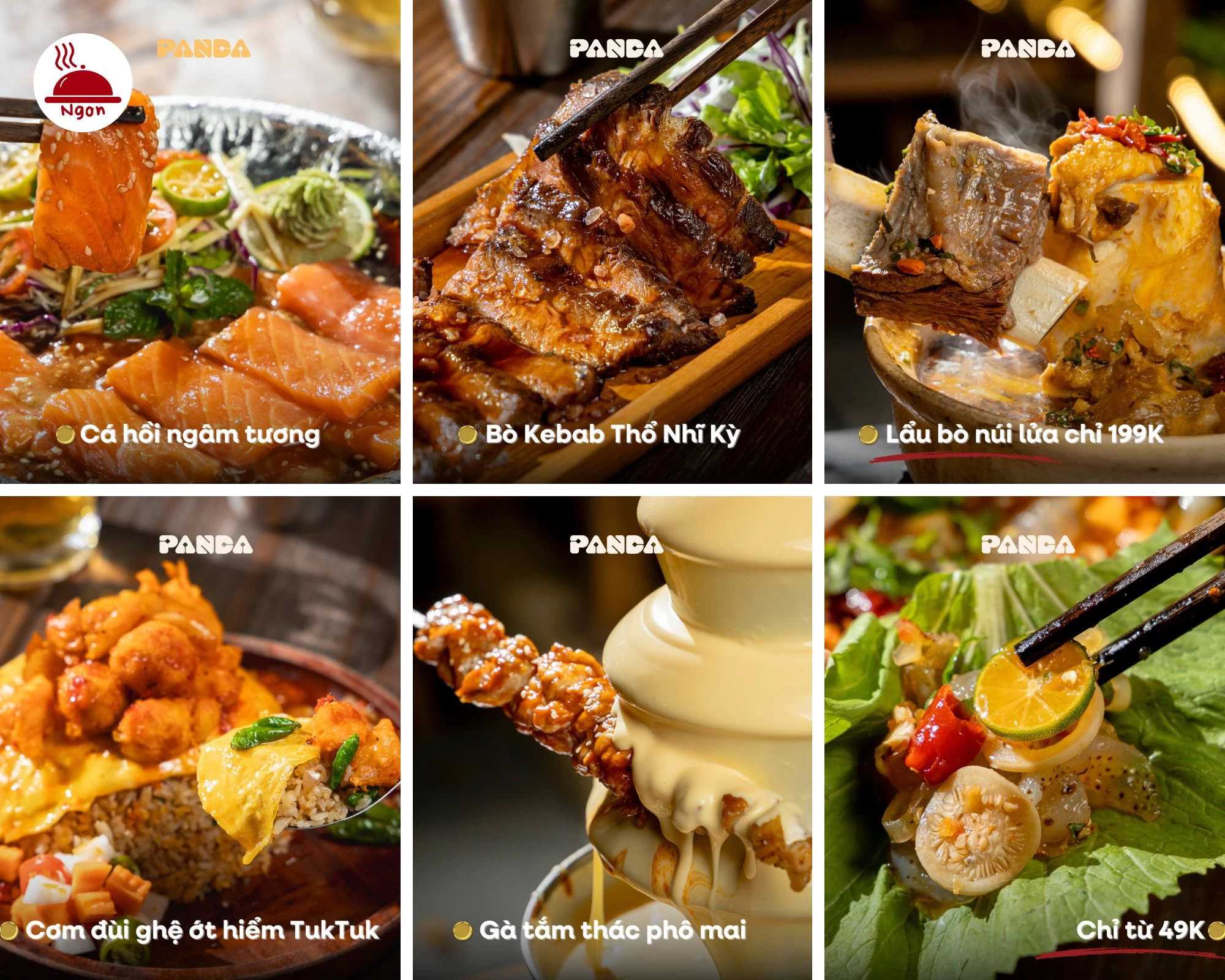 Panda BBQ giới thiệu các món ăn ngon miệng với giá cả phải chăng